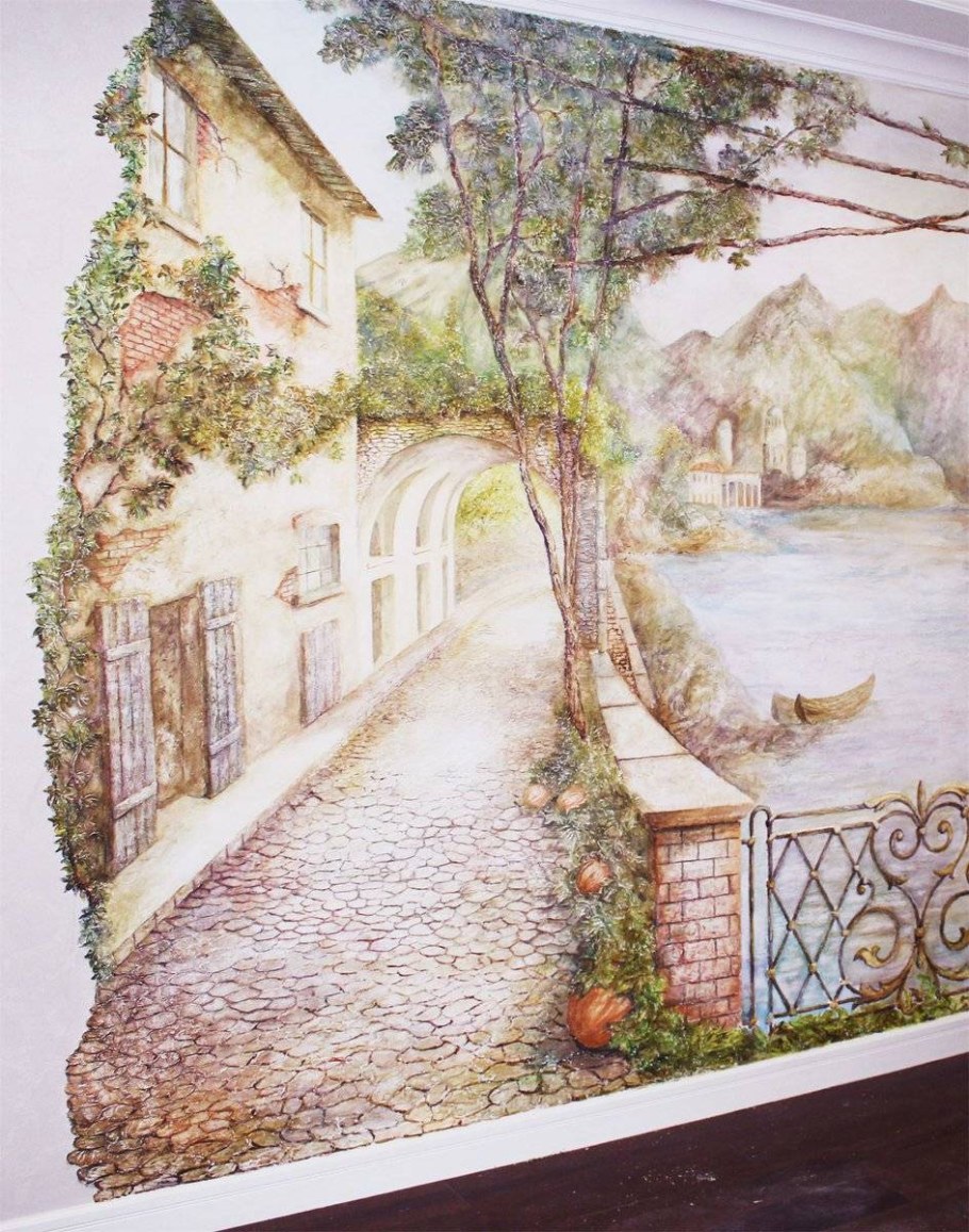 Роспись потолка своими руками