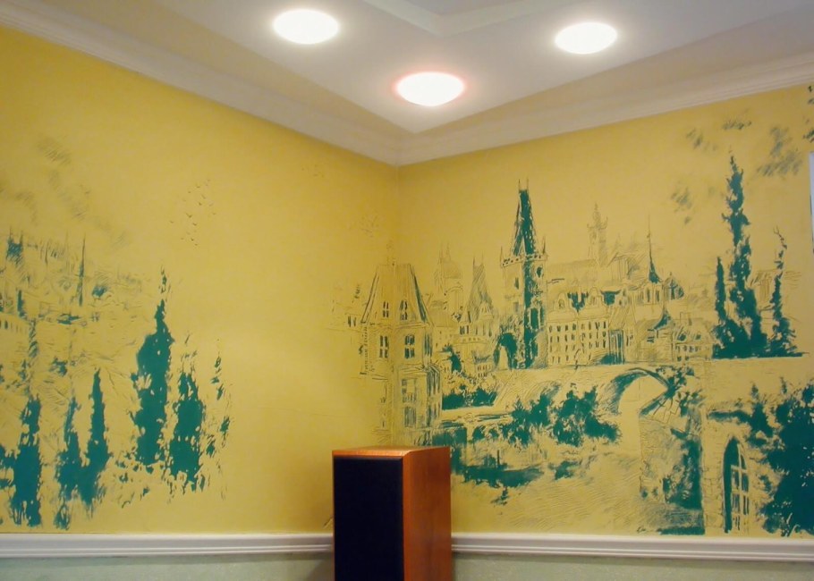 Декоративка из гипсовой штукатурки