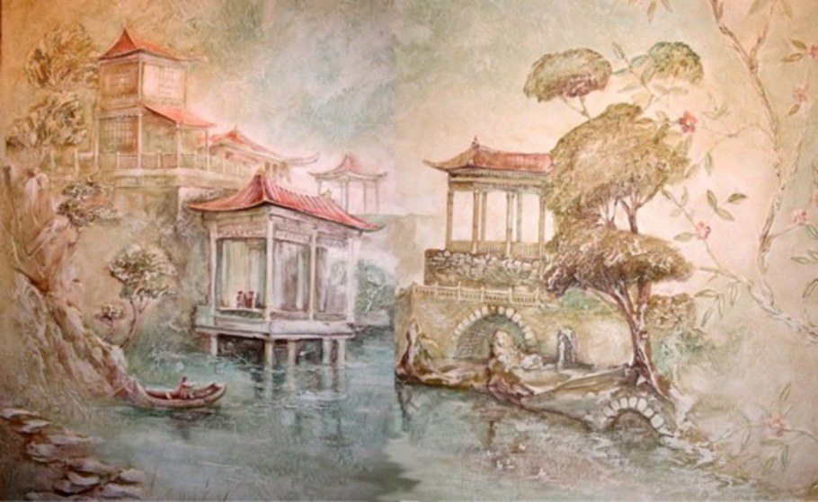 Роспись по сырой штукатурке