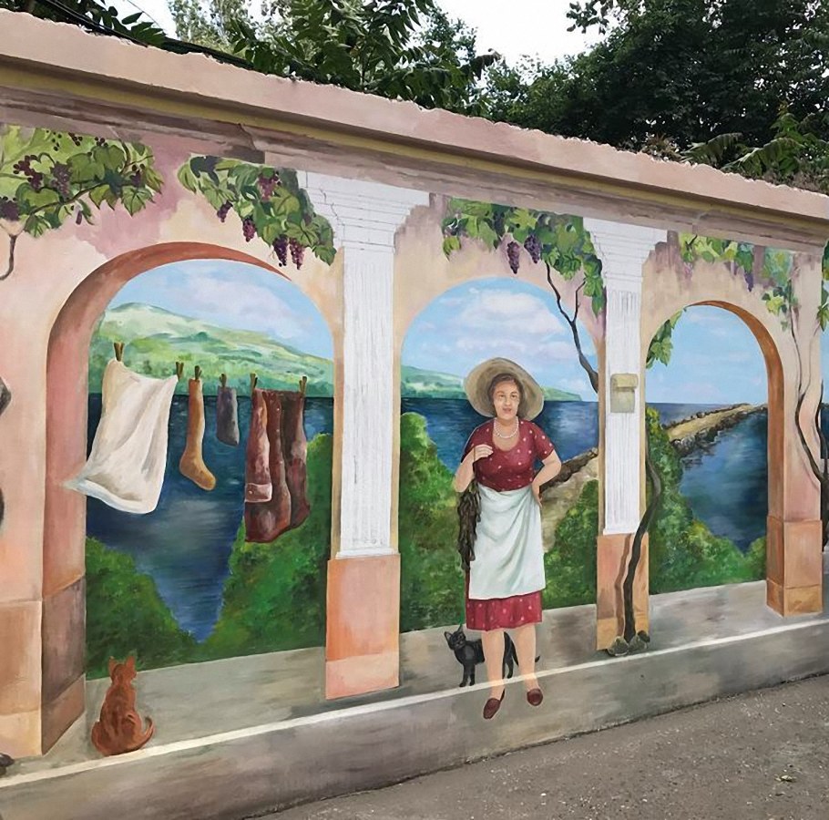 Фреска по сухой штукатурке