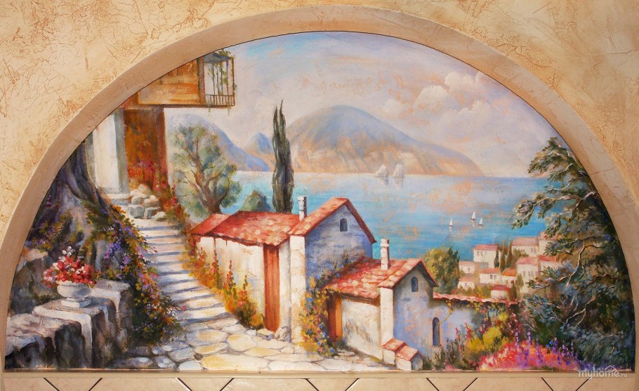 Андреа Поццо фреска Триумф