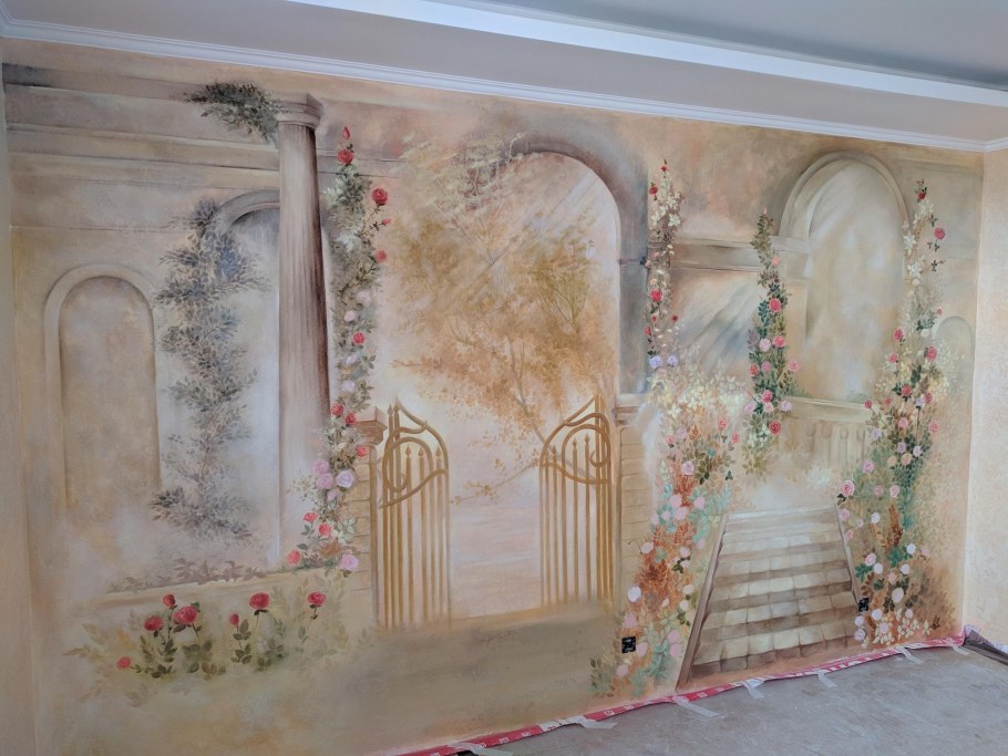 Декоративная живопись на стенах