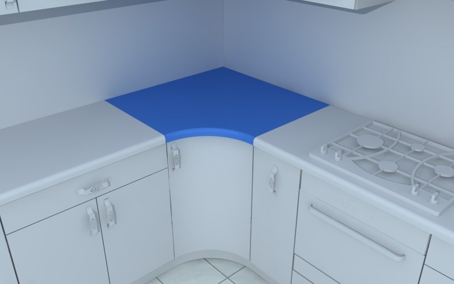 Угловой модуль 900 900 кухня столешница