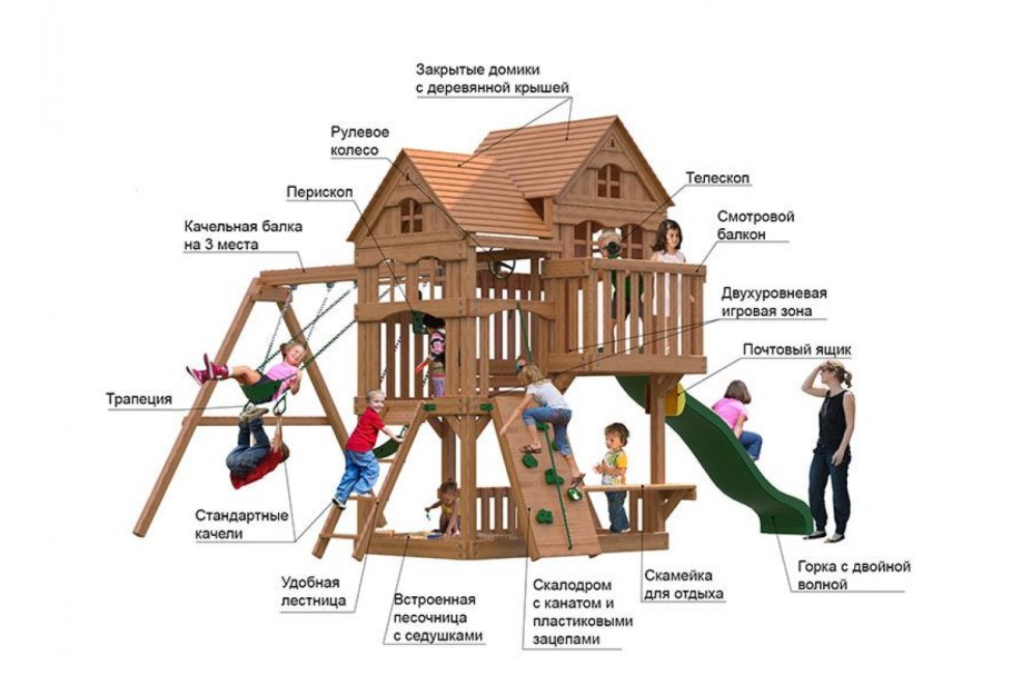 Чертежи детских игровых площадок