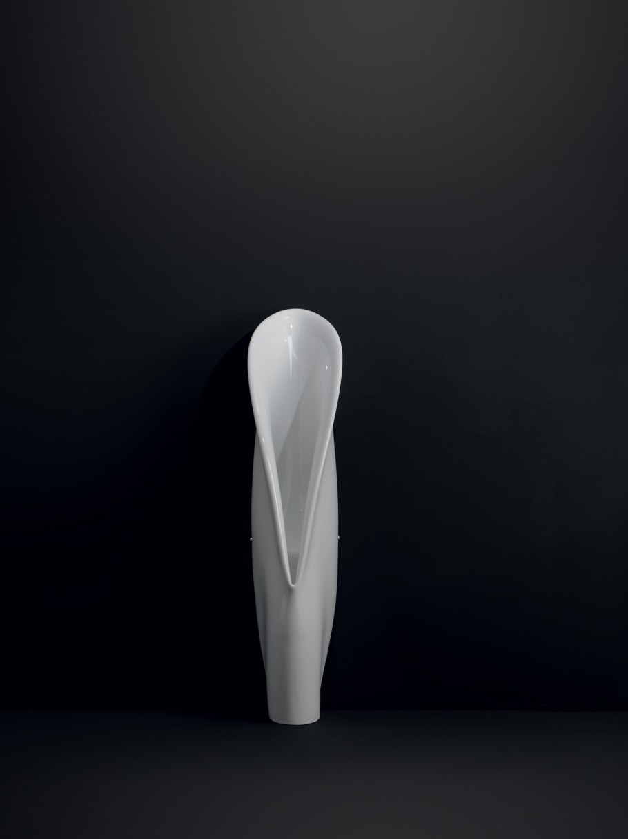 Писсуар напольный Kerasan artwork Groove 4730 с горизонтальным выпуском