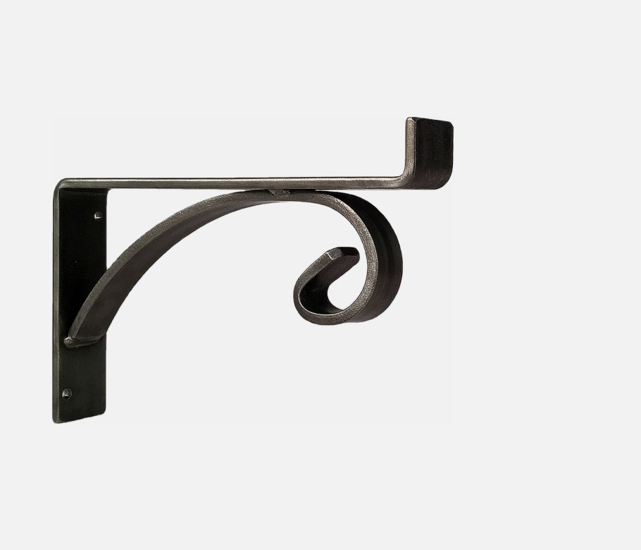 Держатель 002 металлический для полок (хром, кронштейн, 195x250мм)