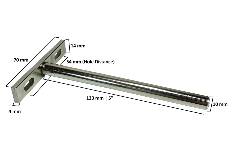 Полкодержатель стальной 220х220мм WB-073025 инокс