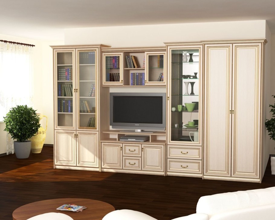 Гостиная Венеция ясень меб фабрика