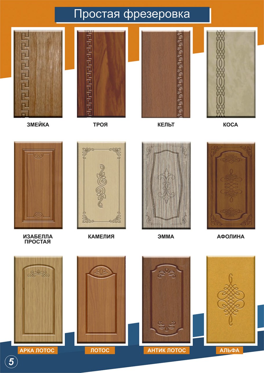 Кедр фрезеровки фасадов МДФ