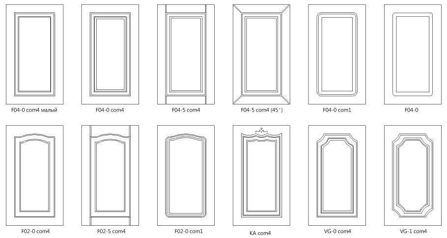 Фрезеровка фасадов в романском стиле