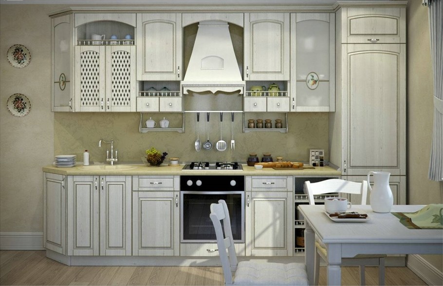 Диал кухня Прованс патина голубая