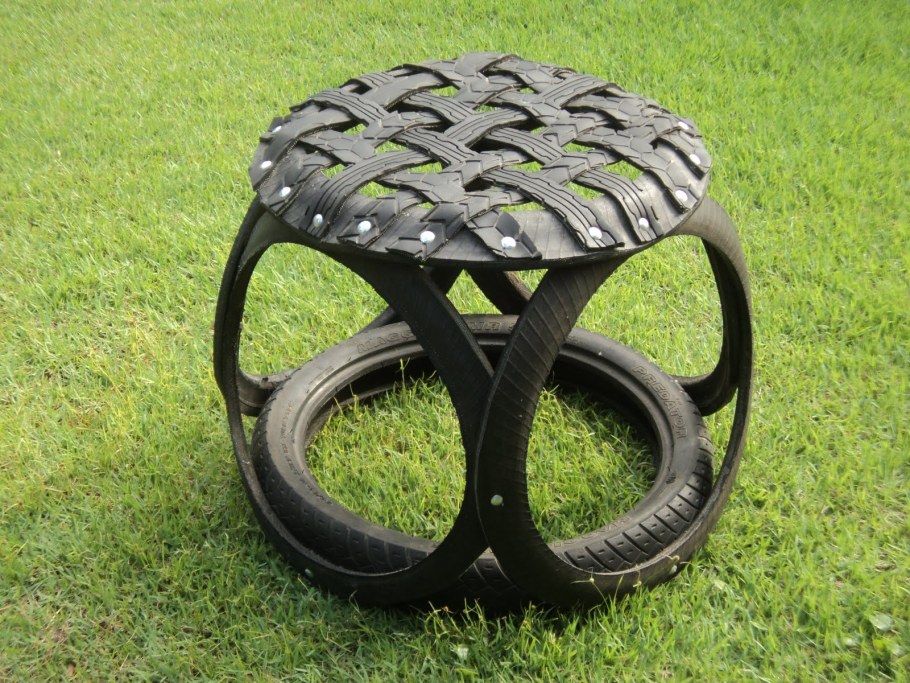 Кресло из автомобильных шин