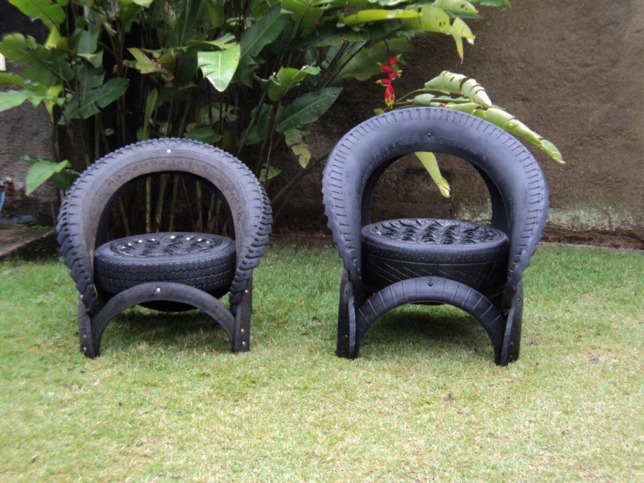 Мебель из шин