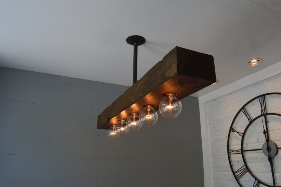 Люстра из профильной трубы