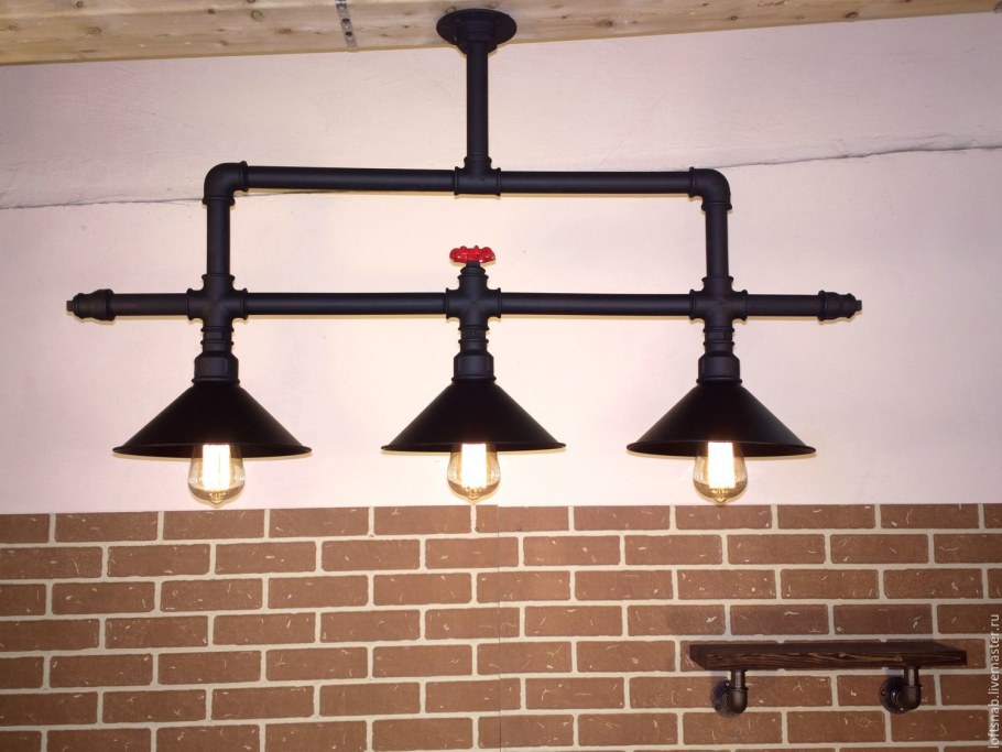Люстра потолочная лофт Индастриал