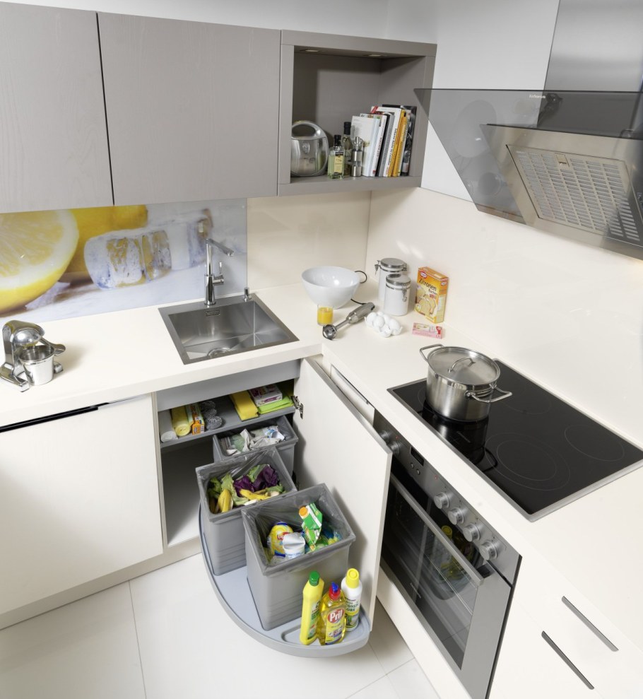 Обустройство угловой кухни