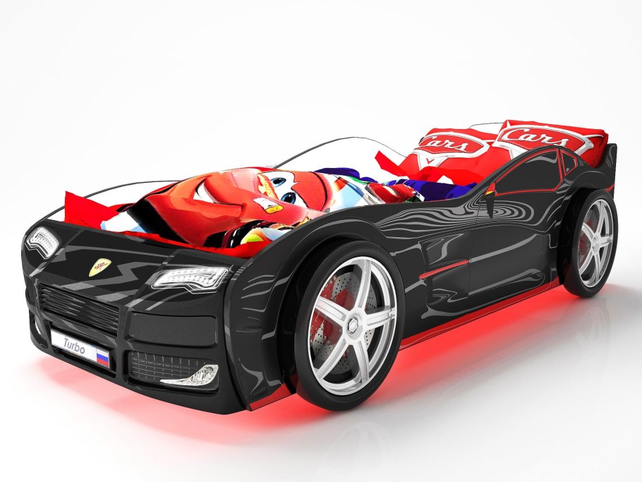 Кровать-машина "Ауди-а6" синяя