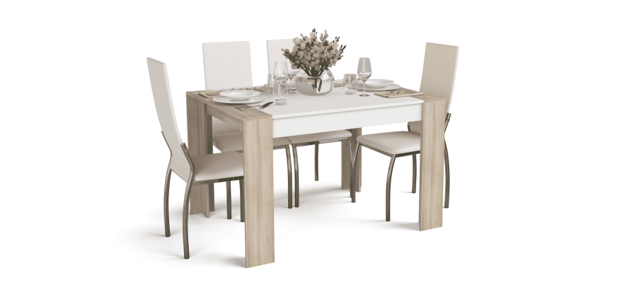 Стол Симпл белый снег