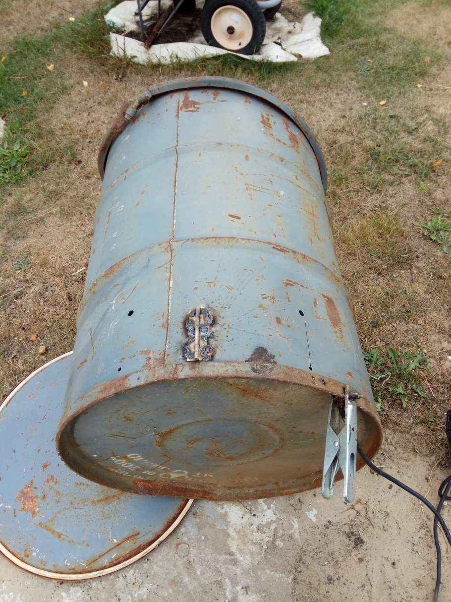 Драм смокер из бочки