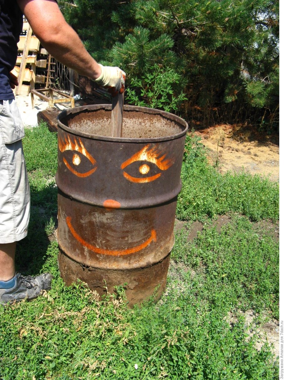 Буржуйка из бочки 200л