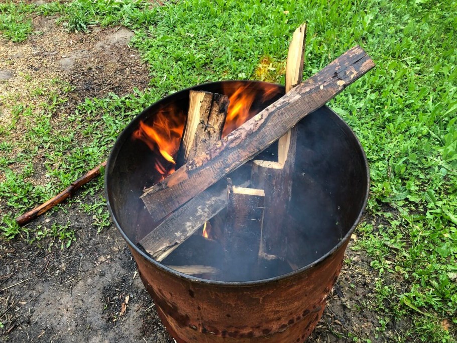 Углевыжигательная бочка