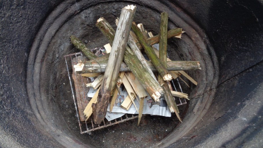 Печь 115 кирпичей для сжигания