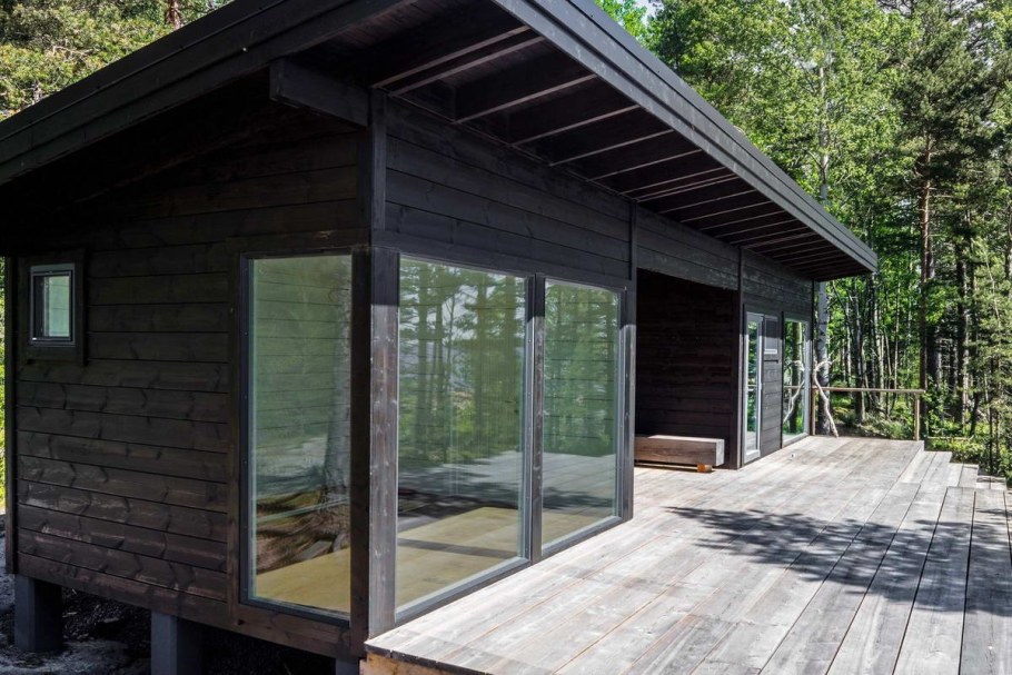 Tiny House с односкатной крышей