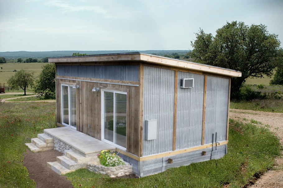 Дачный домик с односкатной крышей проекты