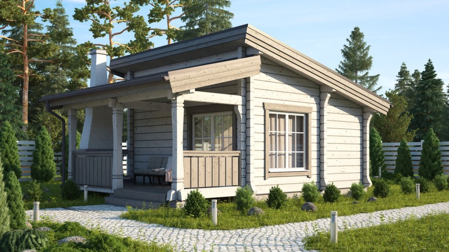 Тини Хаус с террасой