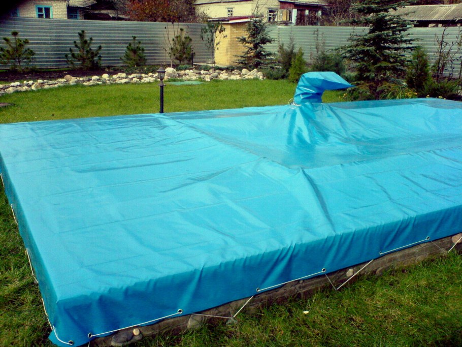 Тент для прямоугольных каркасных бассейнов 400 х 211 см