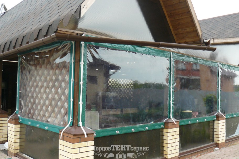 Интерьер теплой беседки