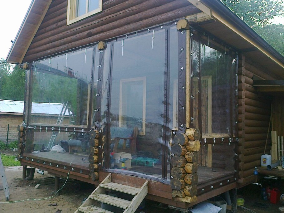 Окна из поликарбоната для веранды