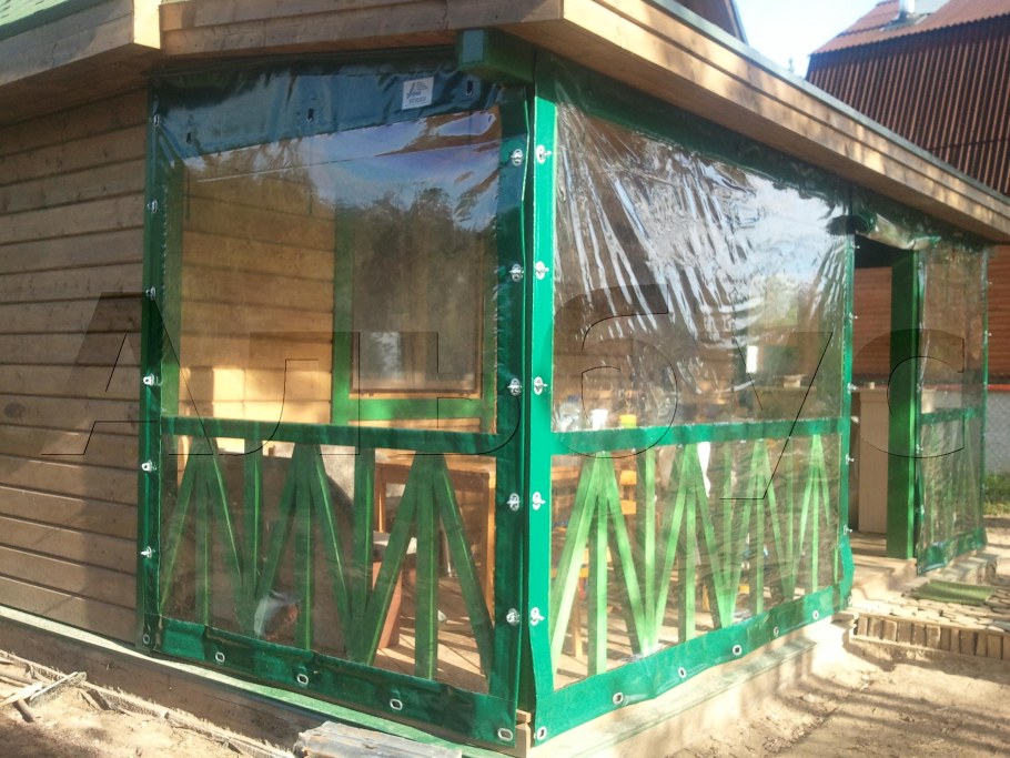 Беседка с верандой