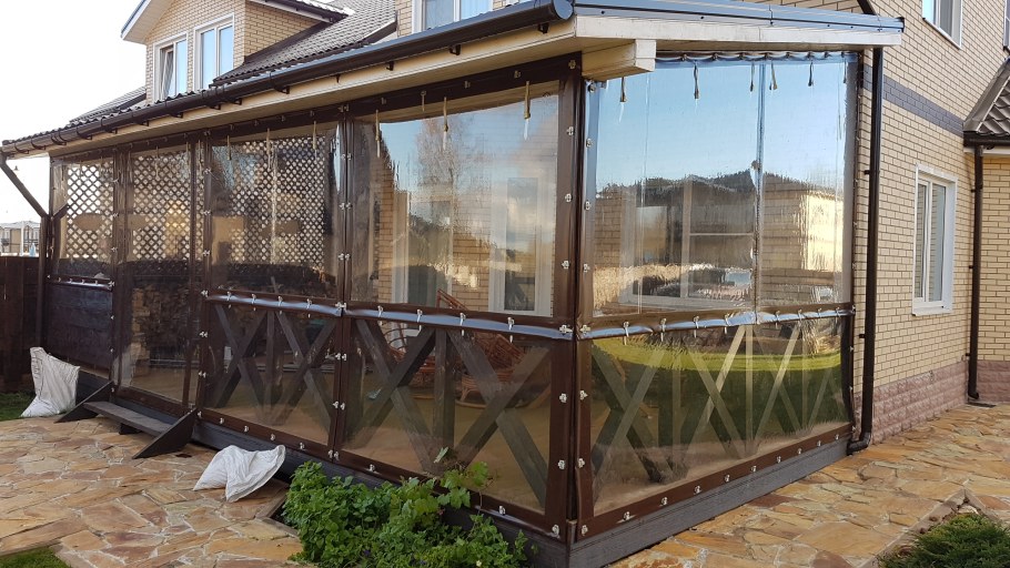 Мягкие окна для беседок