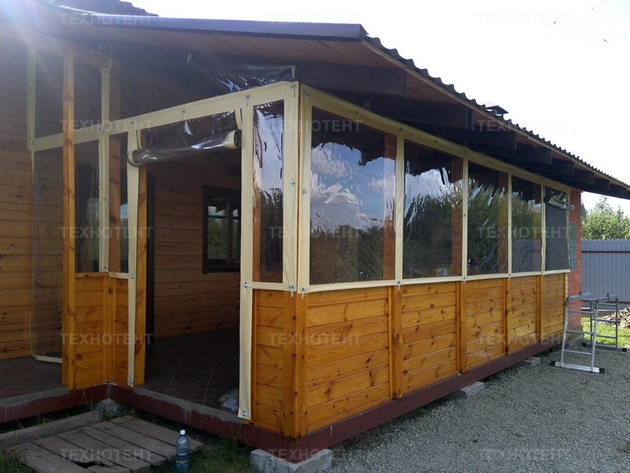 Рулонные шторы на открытый балкон