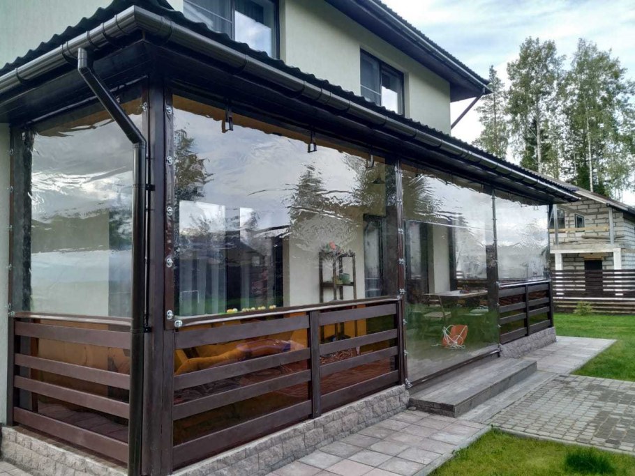 Мягкие окна для веранды и террасы