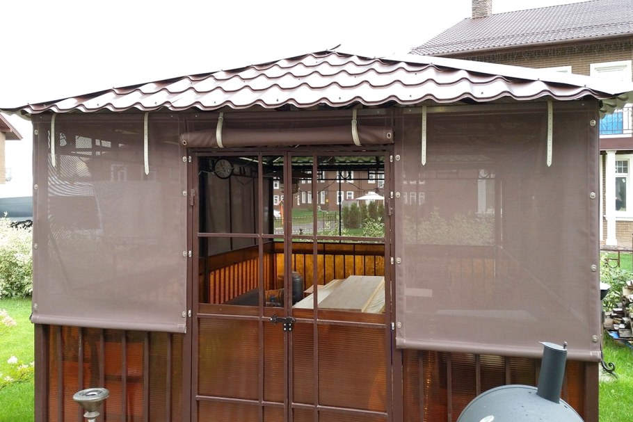 Гибкие окна для веранды