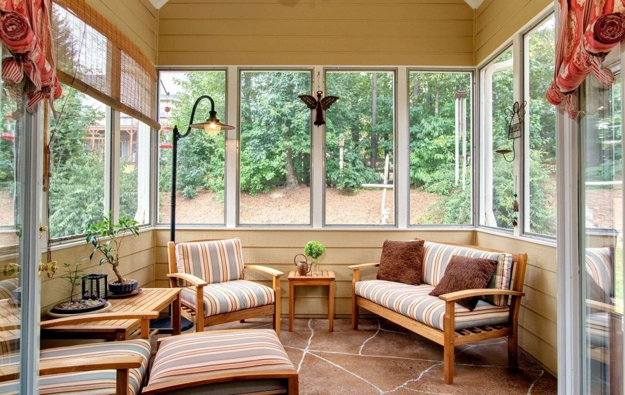 Окна в беседку из поликарбоната