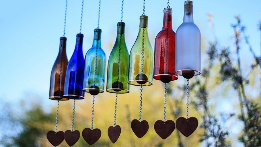 Поделки из стеклянных бутылок