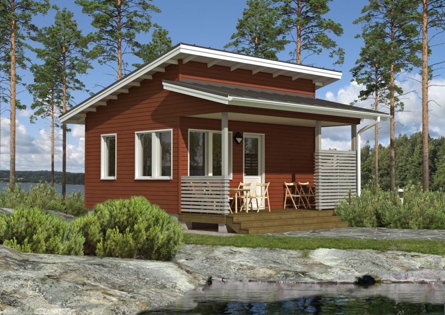 Дом баня с односкатной крышей проекты