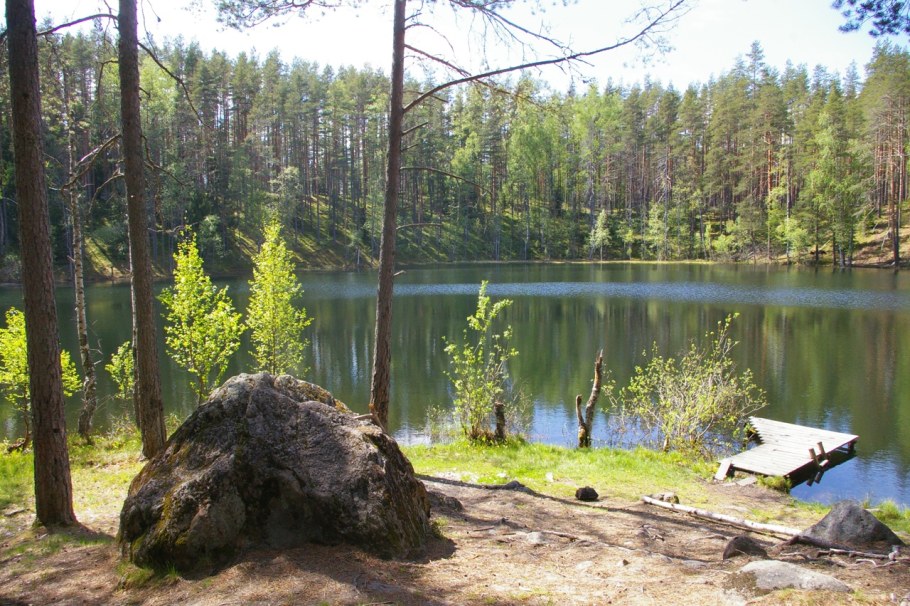 Красивый дом с прудом