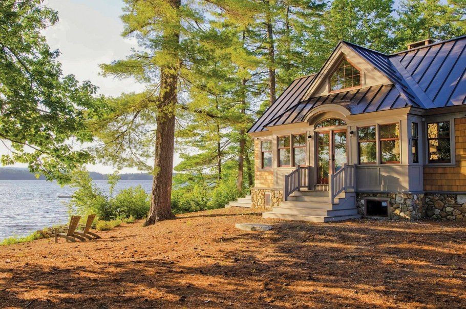 Рыболовная база на озере тагрань