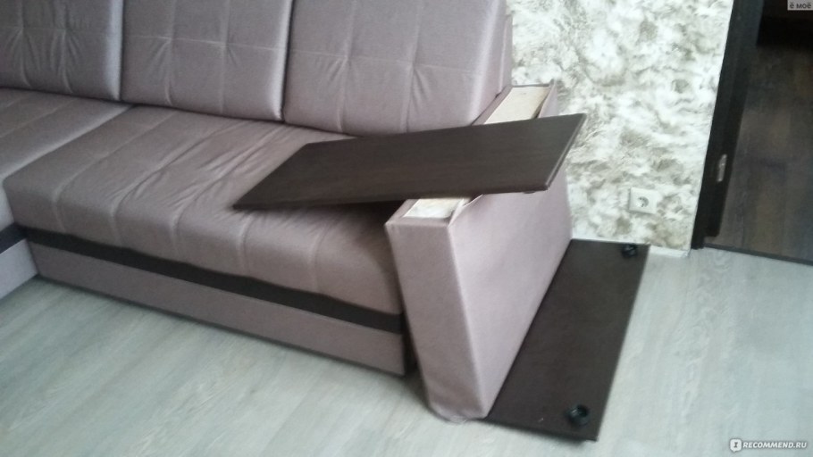 Угловой диван Атланта экокожа бежевый