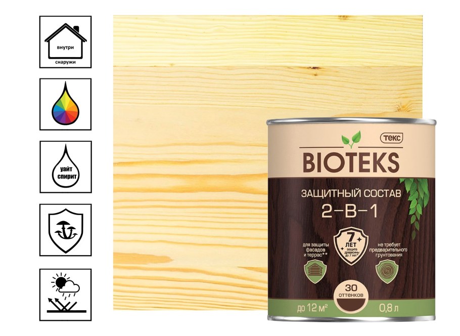 Антисептик Teknos Woodex Base грунтовочный