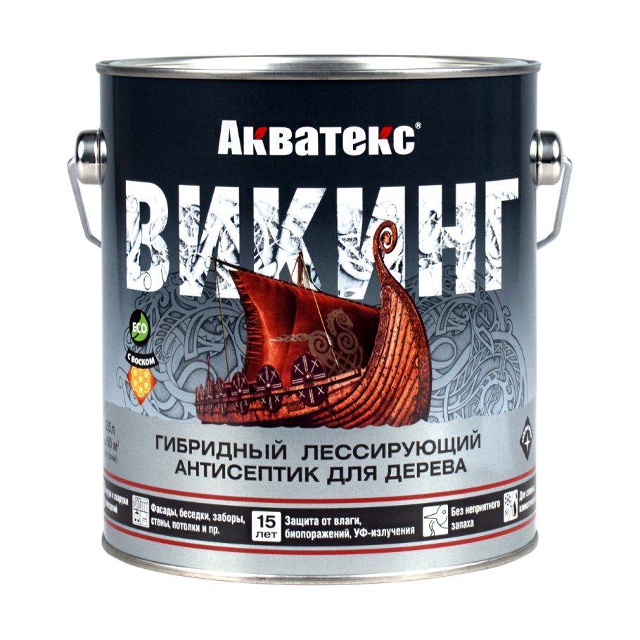 Антисептик ЭКОДОМ декоративный для дерева