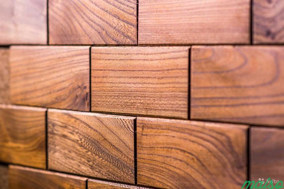 Деревянная плитка для стен