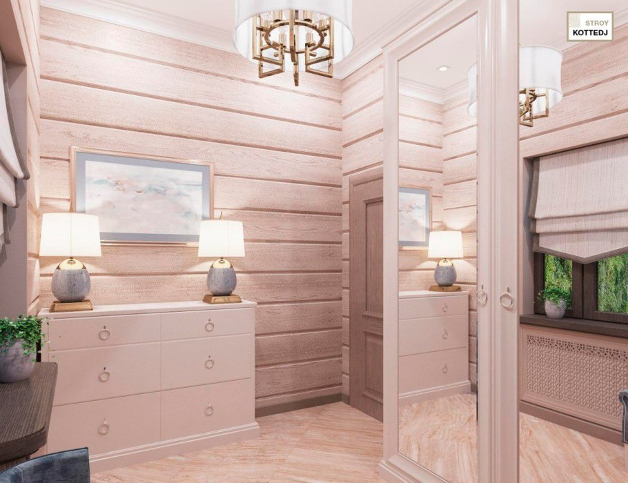 Прихожая в деревянном доме