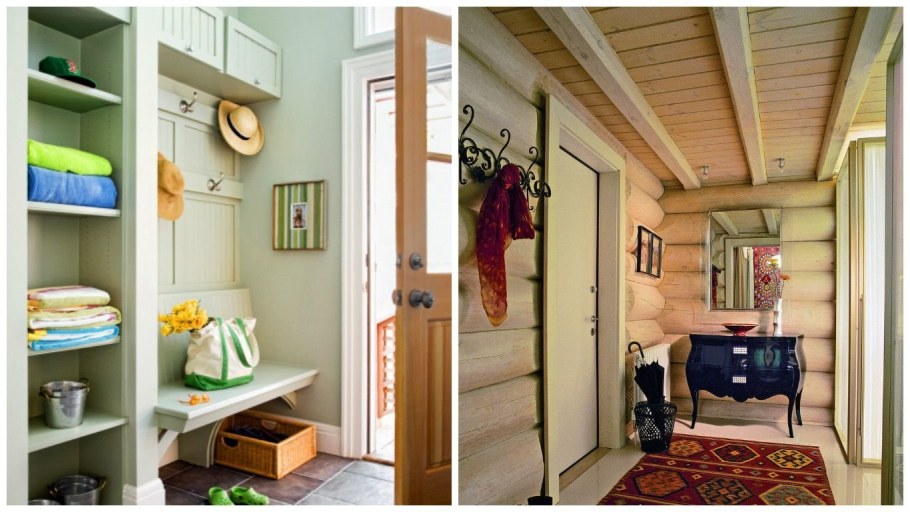 Маленькая прихожая в дачном домике