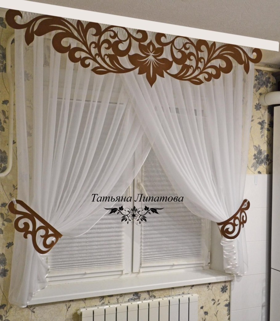 Ажурные ламбрекены Татьяны Липатовой