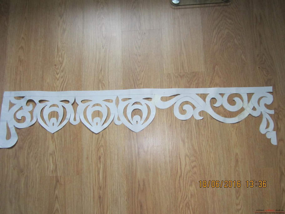 Ажурный ламбрекен